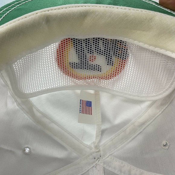 TIDE White Rope Hat Vintage Old Stock Embroidered - Picture 3 of 4